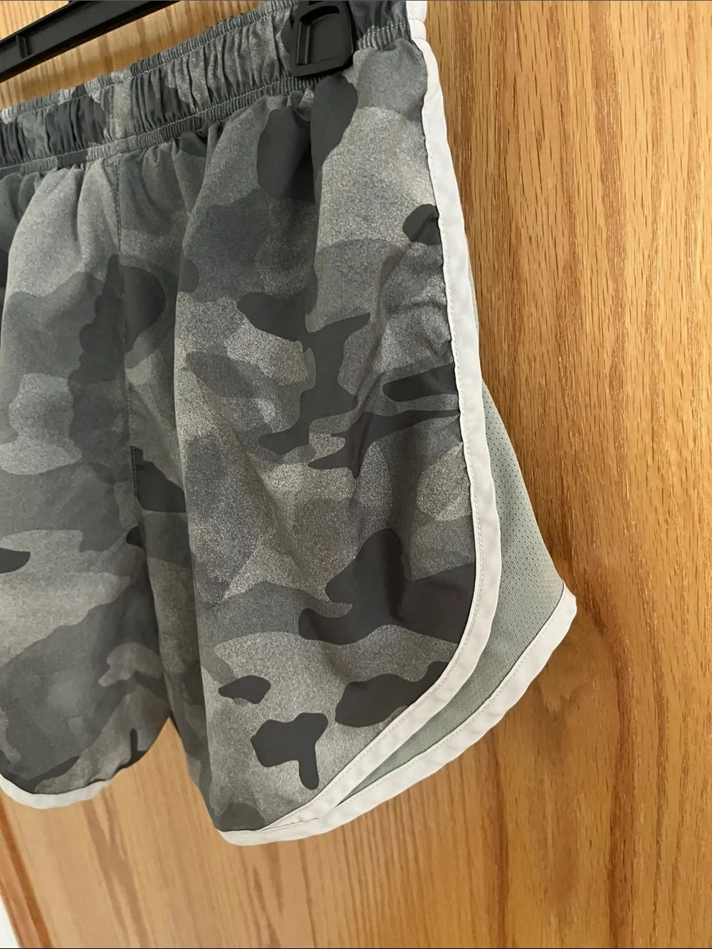 Women'sNike Light Green Camo Dri-Fit Shorts
